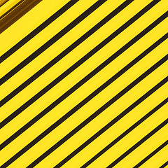 Image showing yellow  abstract metal in englan london railing steel and backgr