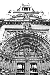 Image showing old construction in london englan europe brick  wall and window 