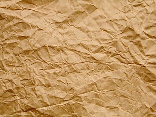 Image showing old crumpled paper