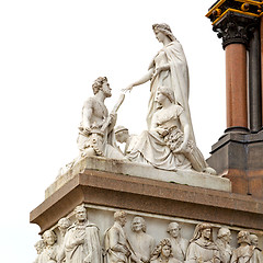 Image showing albert monument in london england kingdome and old construction