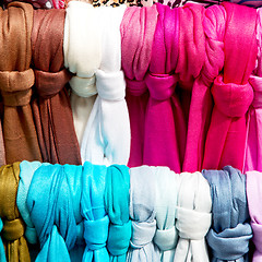 Image showing in  london accessory colorfull scarf and headscarf old market no