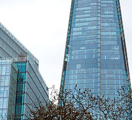 Image showing new     building in london skyscraper      financial district an