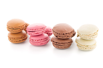 Image showing Colorful French Macarons