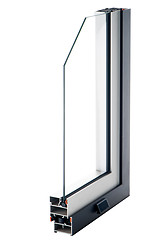 Image showing Aluminium window sample