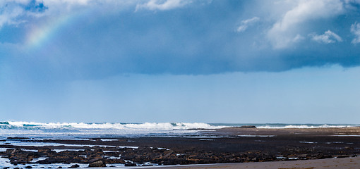 Image showing Sea beach in Ericeira