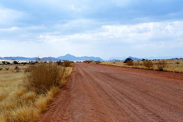 Image showing fantastic Namibia desert landscape