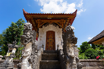 Image showing Hindu temple at Pura Sahab, Nusa Penida, Bali, Indonesia