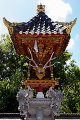 Image showing Famous Hindu Car Temple, Nusa Penida, Bali