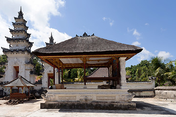 Image showing Hindu temple at Pura Sahab, Nusa Penida, Bali, Indonesia