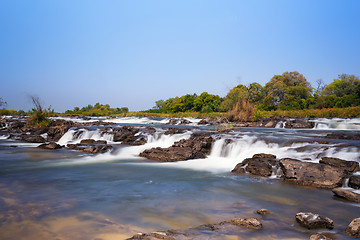 Image showing Famous Popa falls in Caprivi, North Namibia