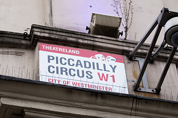 Image showing Piccadilly Circus