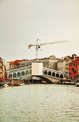 Image showing Overview of Grand Canal in Venice, Italy