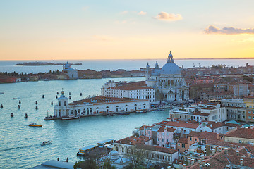 Image showing Aerial view of Venice, Italy