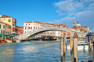 Image showing Overview of Grand Canal in Venice, Italy