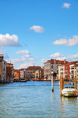 Image showing Overview of Grand Canal in Venice