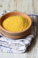 Image showing raw yellow millet