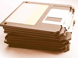 Image showing  Floppy disk vintage