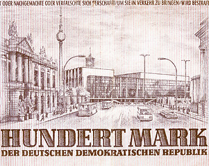 Image showing  DDR banknote vintage