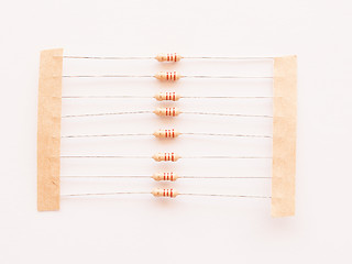 Image showing  Passive resistor vintage