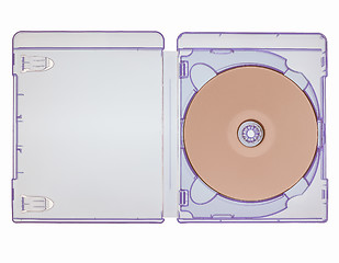 Image showing  Bluray disc isolated vintage