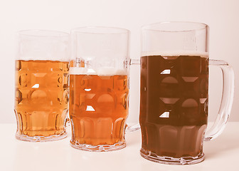 Image showing Retro looking German beer