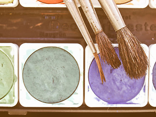 Image showing  Painting tools vintage