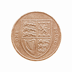 Image showing  Coin isolated vintage