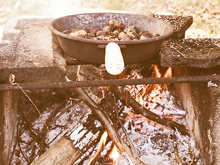 Image showing Retro looking Barbecue picture