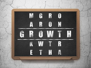 Image showing Business concept: Growth in Crossword Puzzle