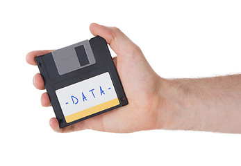 Image showing Floppy disk, data storage support 