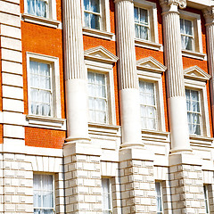 Image showing old construction in england europe london wall antique and light