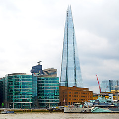 Image showing  in  the new   building london skyscraper        financial distr