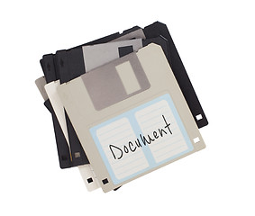 Image showing Floppy disk, data storage support 