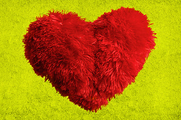 Image showing Fluffy heart