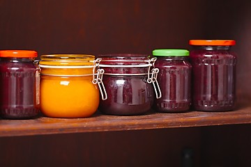 Image showing Jars of Jam