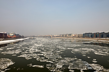 Image showing Winter Danube