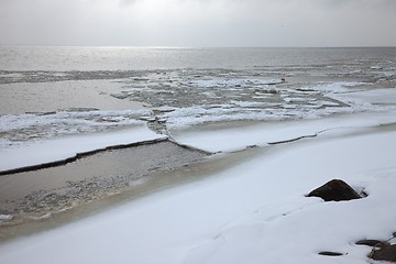 Image showing Frozen sea