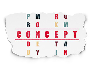 Image showing Marketing concept: Concept in Crossword Puzzle