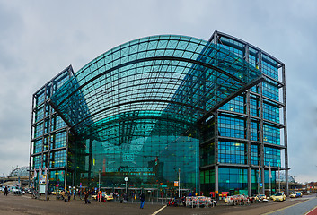 Image showing The main railway station in Berlin