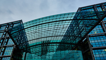 Image showing The main railway station in Berlin