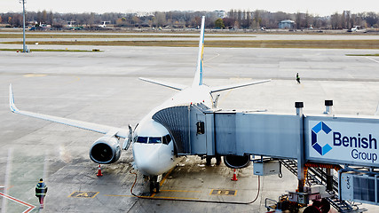 Image showing Boryspil, Ukraine. Aircraft ground handling.