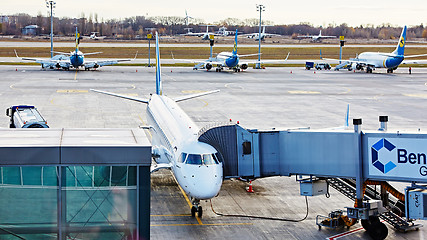 Image showing Boryspil, Ukraine. Aircraft ground handling.