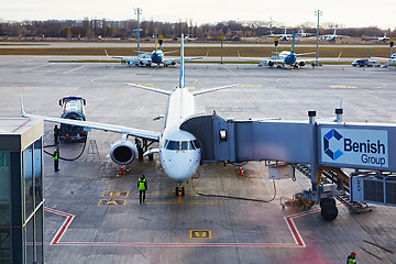 Image showing Boryspil, Ukraine. Aircraft ground handling.