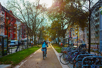 Image showing Berlin, Germany - November 13, 2015: city in the fall