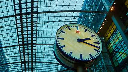 Image showing The main railway station in Berlin