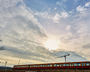 Image showing Railway and Trains