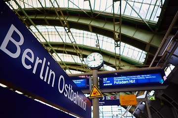 Image showing Berlin East railway station