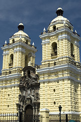 Image showing  iglesia church of san francisco detail lima peru