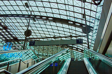 Image showing The main railway station in Berlin