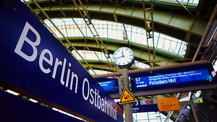 Image showing Berlin East railway station